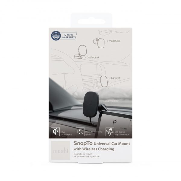SnapTo Universal Car Mount with Wireless Charging Package