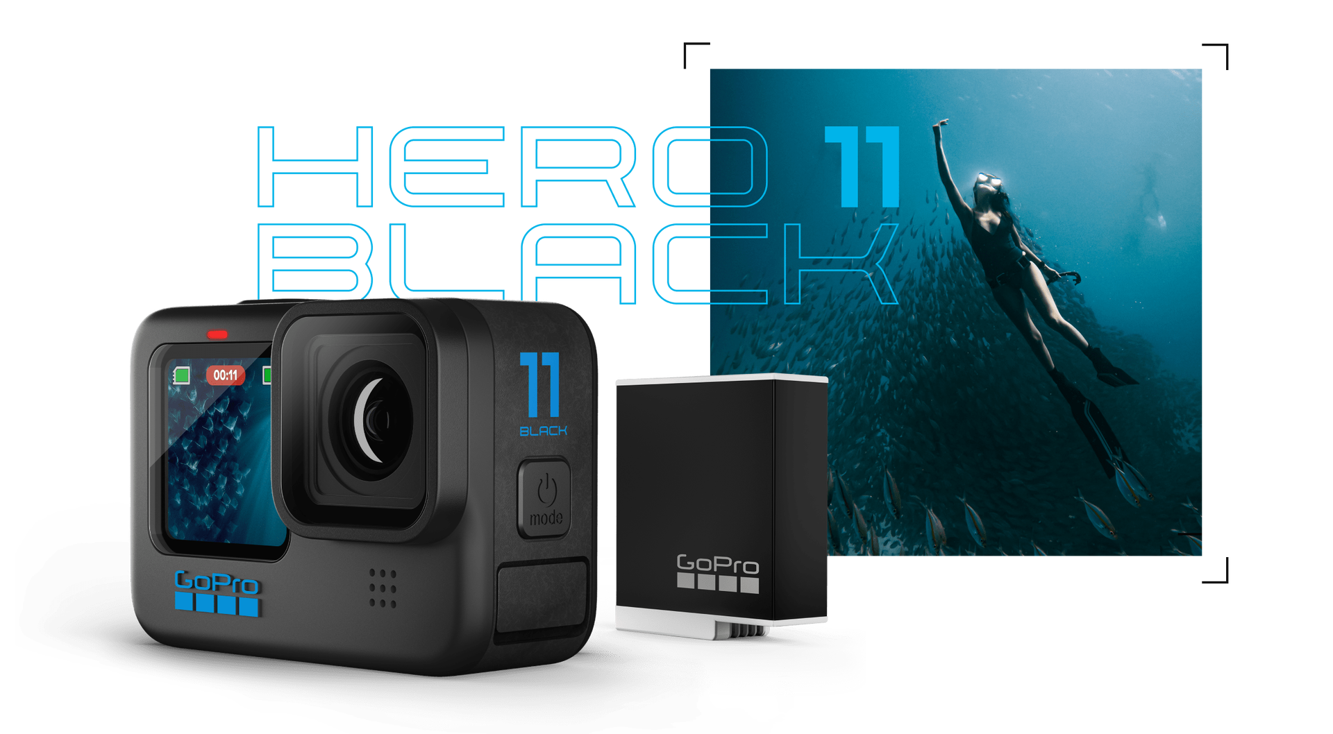 GoPro Caméra sport HERO 11 Black - Atom