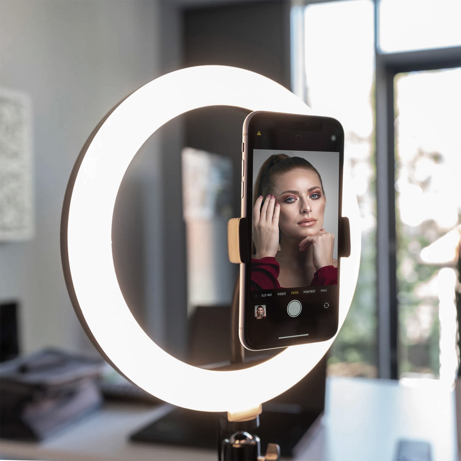 Ring light pour smartphone