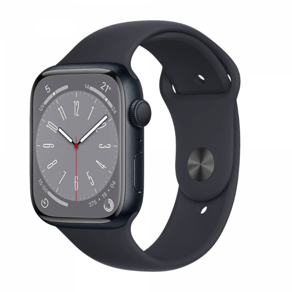 Apple Watch (Series 8) GPS en aluminium Minuit